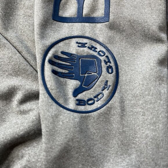 Body Glove 1/4 Zip Shirt Mens Medium Gray Athletic Pullover Activewear - Picture 7 of 9